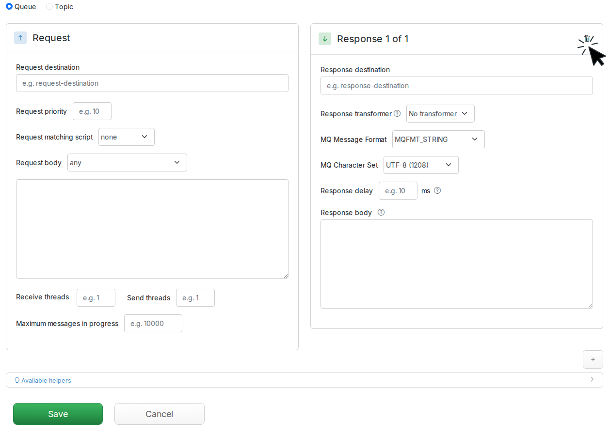 Remove Native IBM MQ response