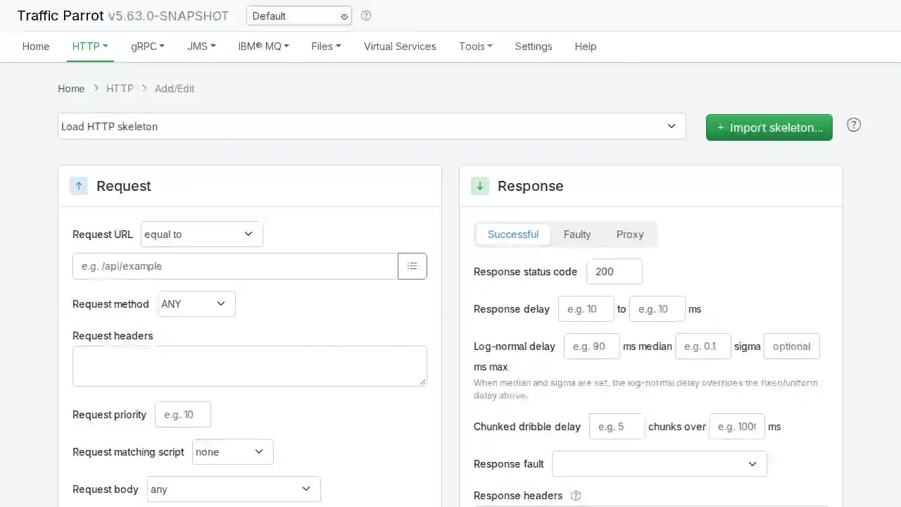The HTTP mapping editor opened on a mapping whose webhook callback carries a Stripe-Signature header computed by the hmac helper over the callback body